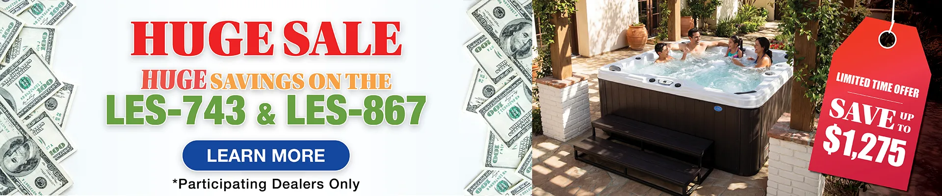 Calspas hot tub being used in a family setting - Alhambra